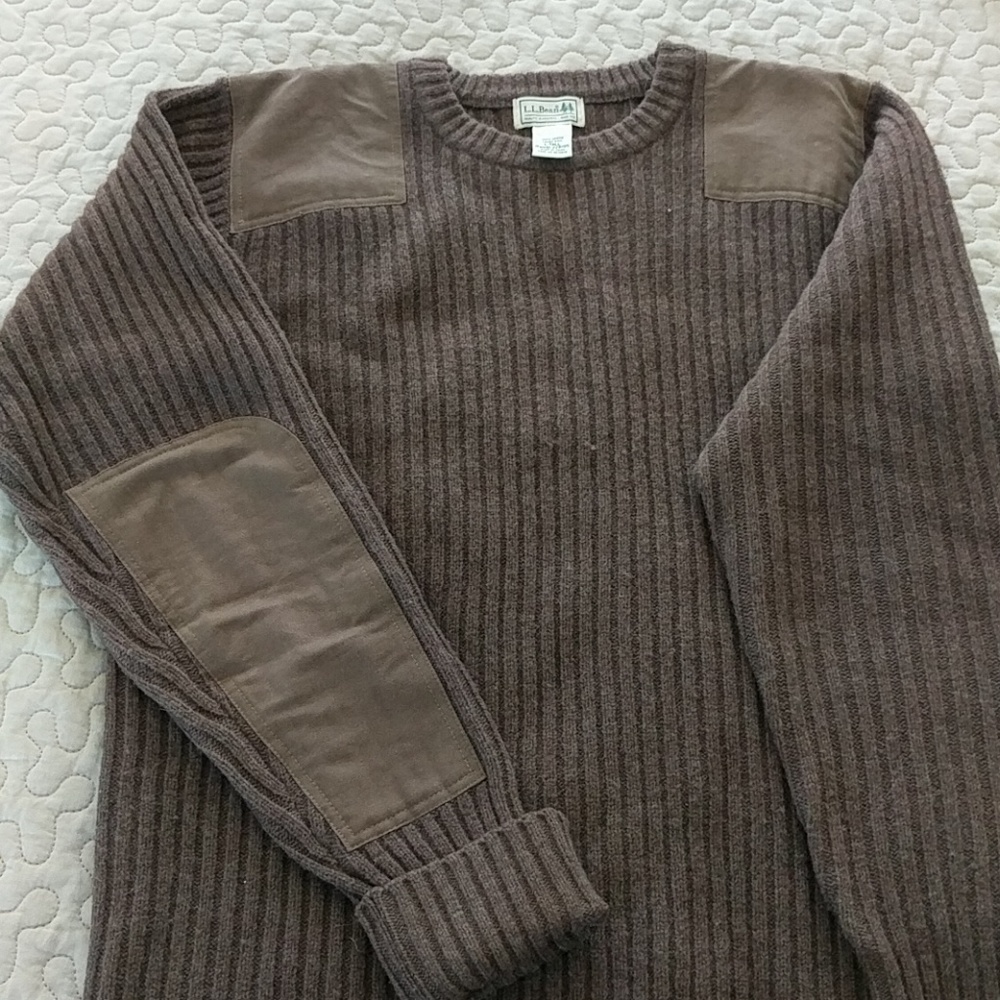 L.L. Bean Brown Crewneck Sweater